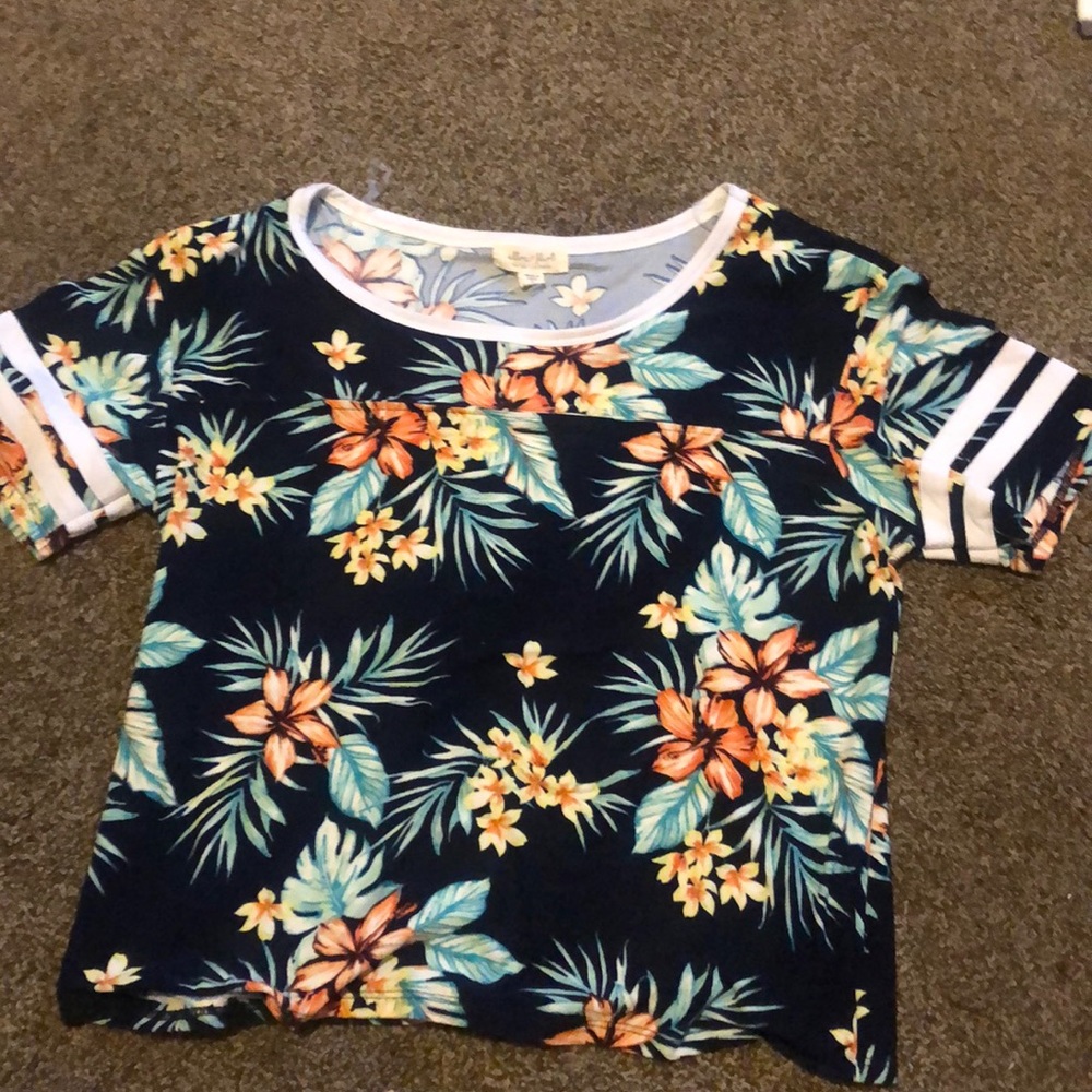 Floral tee shirt